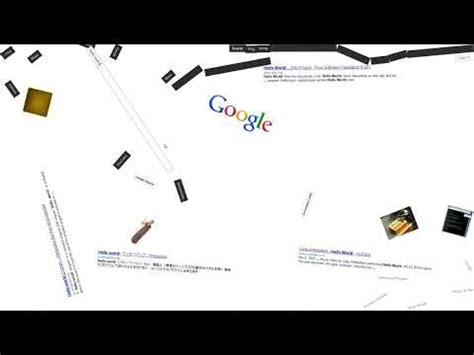 Google Gravity Experiment By Mr Doob