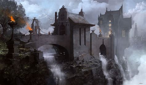 ArtStation - Lost City, Alejandro Burdisio Fantasy City, Fantasy Castle, Fantasy Places, Fantasy ...