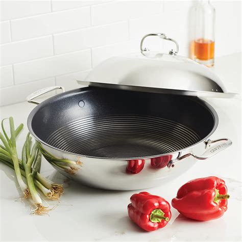 Circulon SteelShield Clad Stainless Steel 14 inch Wok Review and Giveaway • Steamy Kitchen ...