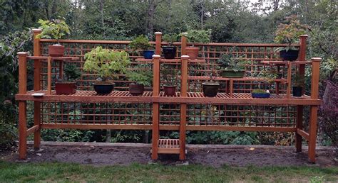 Beautiful Cedar Bonsai Bench | Custom Fence & Masonry