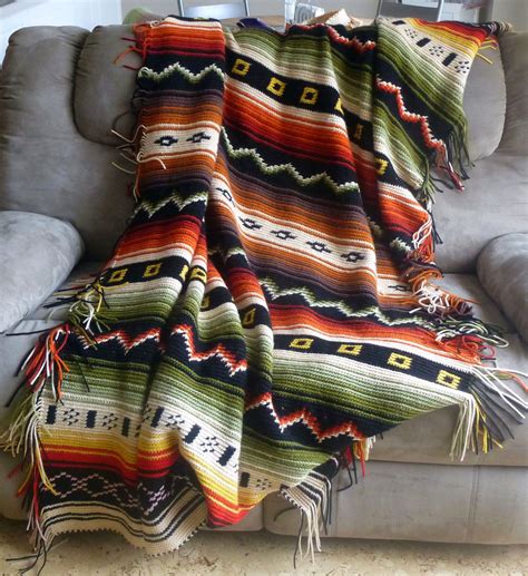 Crochet Pattern For Indian Blanket - Ava Crochet