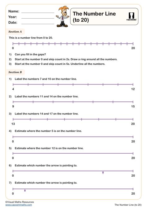 The Number Line (to 20) | Year 1, Year 2 Number - Engaging Resource