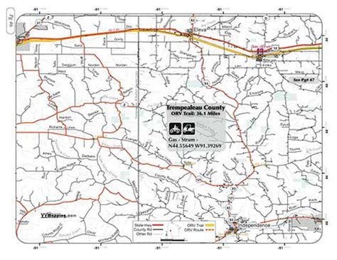 Trempealeau County ORV Trail Information - VVMapping.com