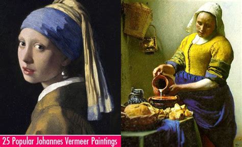 25 Most Popular Johannes Vermeer Paintings - Greatest Dutch Painter | Vermeer paintings, Optical ...