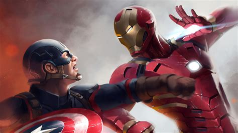 Iron Man Vs Captain America Wallpapers - Top Free Iron Man Vs Captain ...