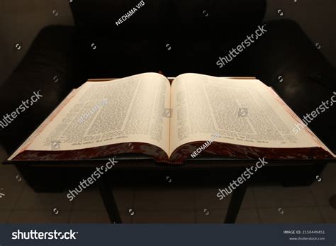 Babylonian Talmud Open About Status Dark Stock Photo 2150449451 ...