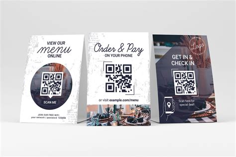 Flyer With Qr Code Template