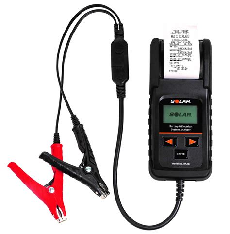 12 Volt Digital Battery & System Tester w/ Printer - Clore Automotive