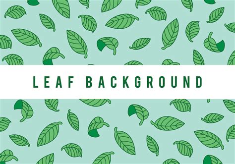 Green Leaf Background Vector 140038 Vector Art at Vecteezy