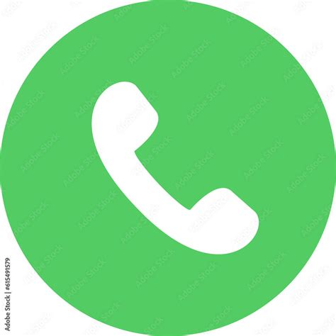 Accept phone symbol in in png. Green phone icon. Accept symbol in green circle. Answer sign in ...