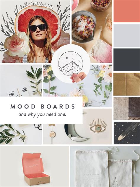 Why you need to make a mood board for you brand and a look into my mood board process when I'm ...