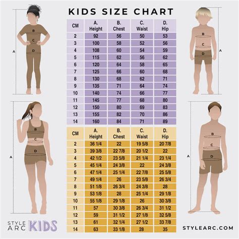 Update 161+ kids trouser size chart super hot - camera.edu.vn