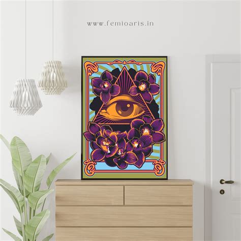 Psychedelic Art - Eye – FEMTOARTS