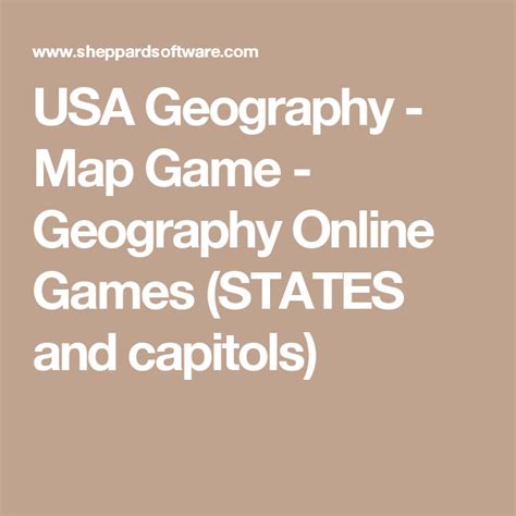 USA Geography - Map Game - Geography Online Games (STATES and capitols and jigsaw puzzles) Us ...