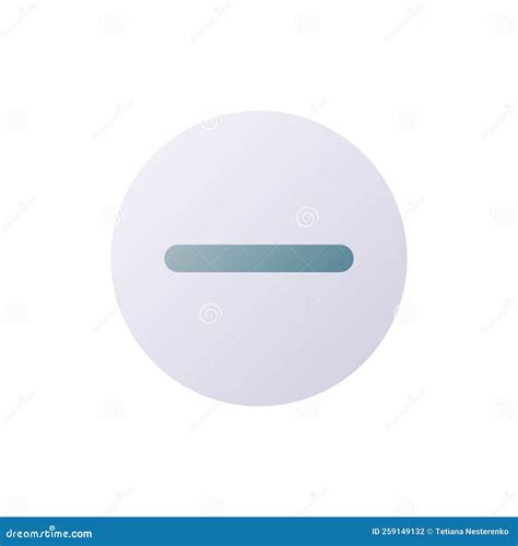 Subtraction Button Pixel Perfect Flat Gradient Two-color Ui Icon Stock ...