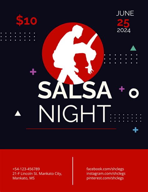 Salsa Flyer Template - Edit Online & Download Example | Template.net