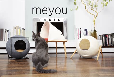 Classy Designer Cat Bed Furniture From Meyou Paris | Ozzi Cat. Australian National Cat Magazine ...