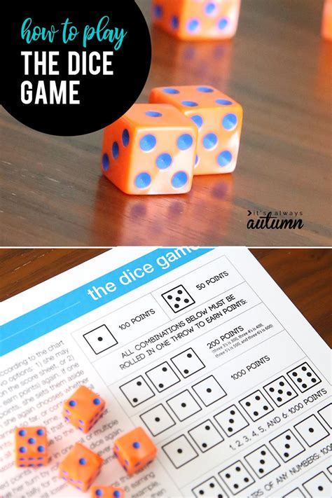 Simple Dice Games For Kids