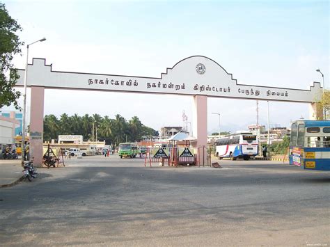 Photo Fullsize: Entrance view of Christopher Bus Stand at Vadasery in ...