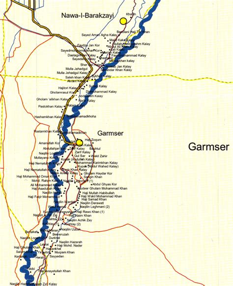 Helmand Province, Afghanistan 2003 Provincial Map – Battle Archives