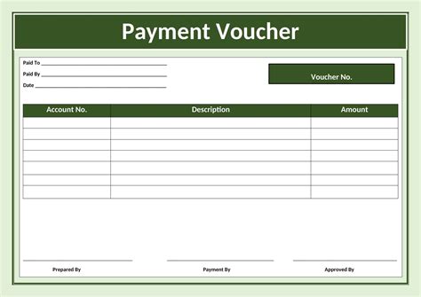 Cash Payment Voucher Template Free Download in Word (.docx)