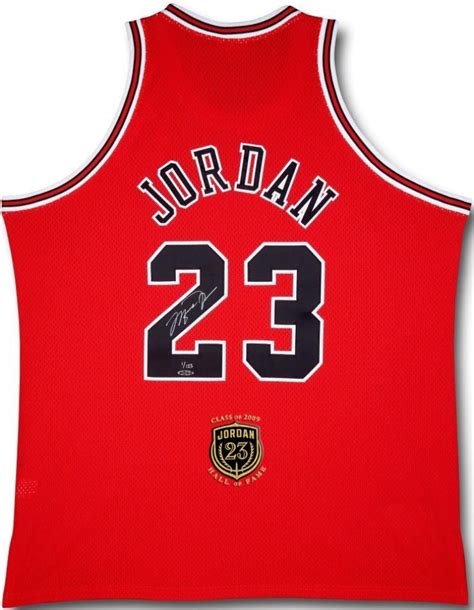 Michael Jordan Signed Limited Edition 2009 Bulls HOF Authentic Jersey #1/123 (UDA COA ...