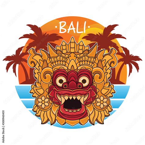 design bali island logo Stock Vector | Adobe Stock