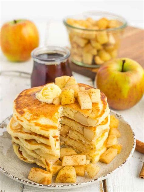 Healthy Apple Pie Pancakes – Charlotte’s Blog