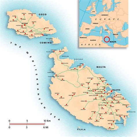 Large Malta Island Maps for Free Download and Print | High-Resolution and Detailed Maps