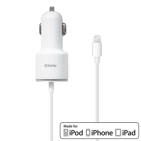 3.4Amp Apple Lightning Car Charger – TekYa