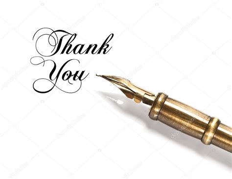 Thank You. vintage ink pen — Stock Photo © LiliGraphie #13994539