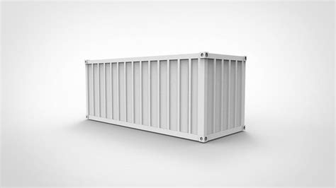 Container Ship 20ft free 3D model 3D printable | CGTrader