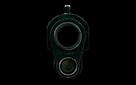 Black pistol, gun, black, 1911, minimalism HD wallpaper | Wallpaper Flare