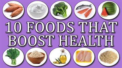 10 Healthy Foods to Boost Immunity and Health! - YouTube