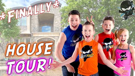 NINJA KIDZ FAM OFFICIAL HOUSE TOUR FINALLY By Isaak - YouTube