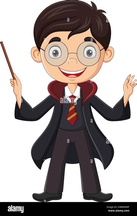 Harry potter costume boy Stock Vector Images - Alamy