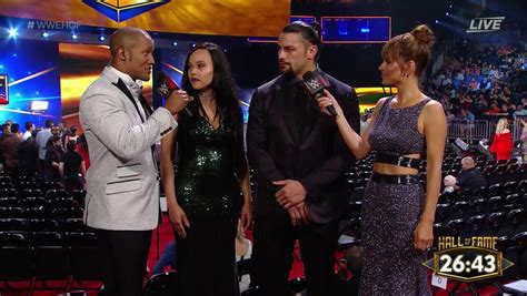 PHOTOS: Roman Reigns & Galina Becker at WWE Hall of Fame