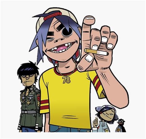 Gorillaz Art , Png Download - Gorillaz Phase 1 Hd, Transparent Png ...