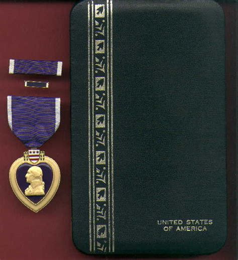 Vietnam War US Purple Heart Medal With Case Ribbon - Etsy