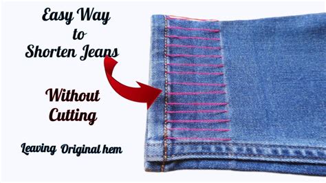 Hemming jeans – Artofit