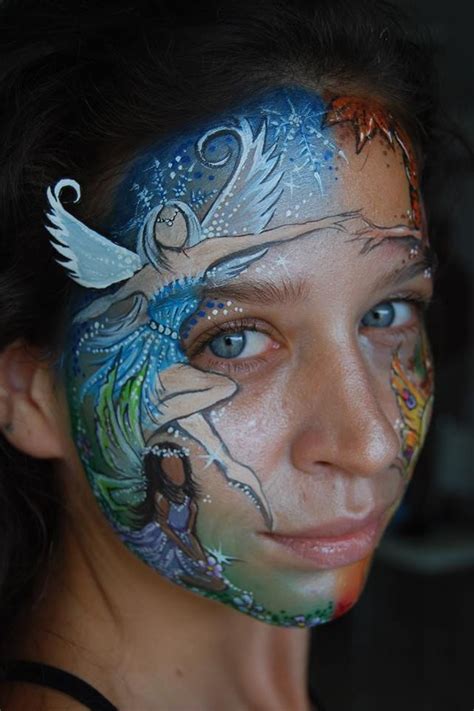 Jasmin Walch fairy face paint design | Face Painting Butterflies & Faries | Pinterest | Paint ...