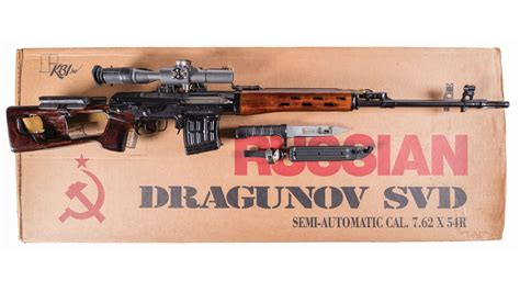 KBI Inc. Dragunov SVD Semi-Automatic Sniper Rifle with Scope | Rock ...