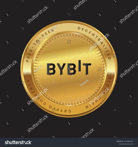 Bybit Cryptocurrency Logo Black Color Concept Stock Vector (Royalty ...