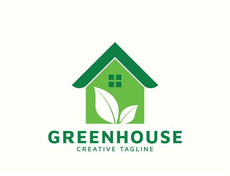 greenhouse logo design 7946327 Vector Art at Vecteezy