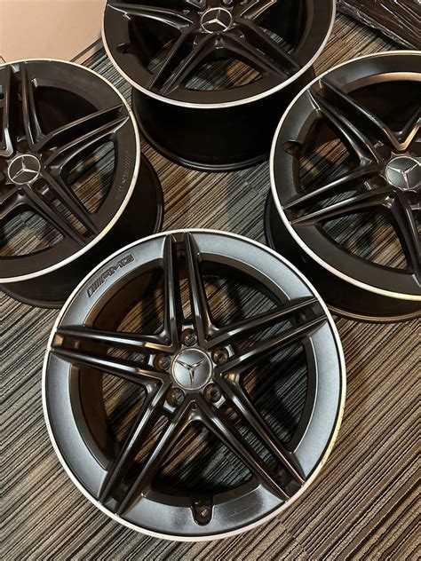 Original AMG Mercedes 19” Rims Made in Germany, Car Accessories, Tyres & Rims on Carousell