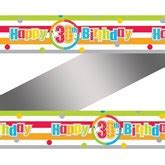 Happy 30th Birthday Rainbow Foil Banner
