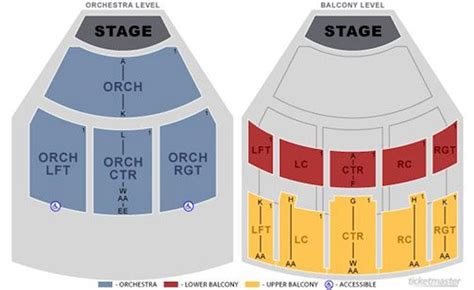 Dow Event Center Heritage Theater Seating Chart | Elcho Table