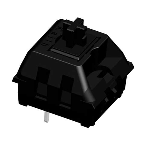 Kailh Black Switches (Linear 60g - Plate Mount) - Keybumps