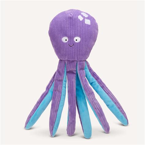 Joyhound Bite Shield™ Protection Plush Octopus Dog Toy - Squeaker, Crinkle