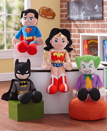 This 21" Justice League Plush Figure is here to lend your little one a hand. They come dressed ...